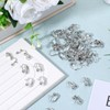 50 Pcs Clip-on Earrings Findings Easy Open Clip-On Earring Backs