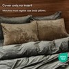PHF Truly Velvet Pillowcases King Size, No Insert, 2 Pack