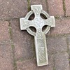 Darthome Ltd Ancient Stone Celtic Cross Tile Hanging Garden Ornament