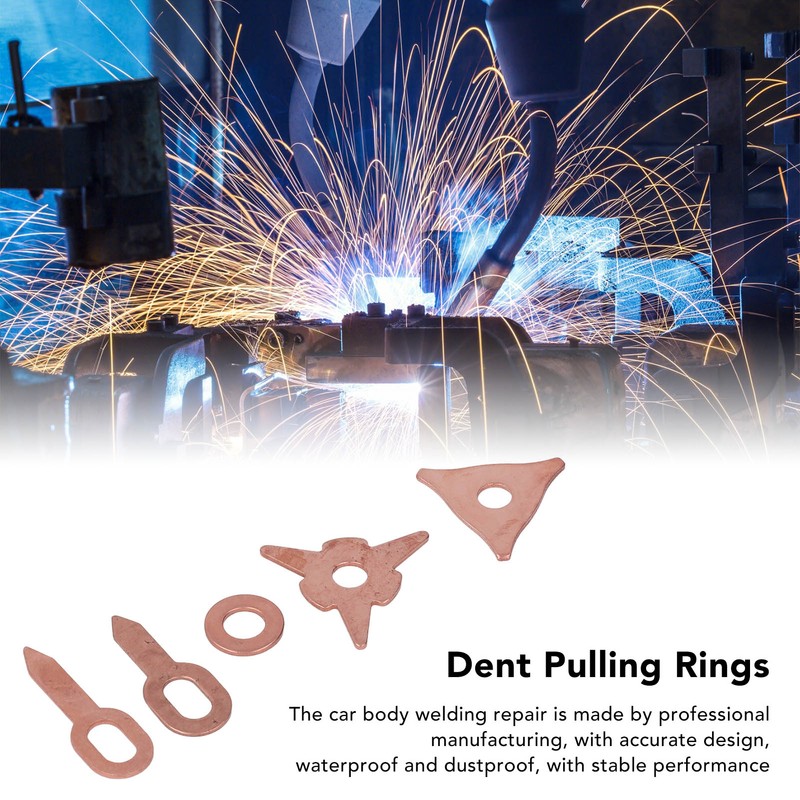 25Pcs Dent Pulling Puller Rings Triangular OT Round Car Body