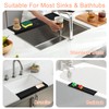 TIKNIK 4"X20" Silicone Sink Edge Protectors for Kitchen Sink, Non-Slip