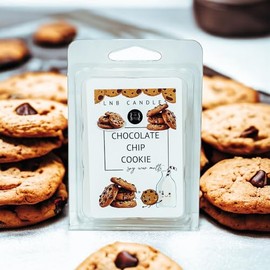 3 PACK Chocolate Chip Cookie Scent Made In USA Fragrance Wax Melts Tarts Luxury Premium Soy 3 2.4 ox Clean Ingredients Essential Oils Hand Poured Cubes Cookie Bakery