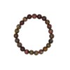 Z017RGJ - 8mm Red Grass Jasper Gemstone Bead Bracelet -