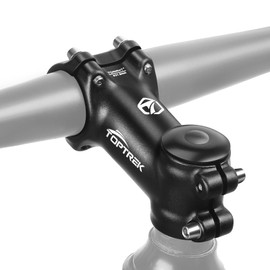 toptrek Bicycle Handlebar Stem, Handlebar Riser Bicycle 31.8 mm x 35 mm/45 mm/60 mm/70 mm, Bicycle Stem Aluminium +7°, Handlebar Stem Waterproof and Rustproof, Stem Handlebar Riser for Road Bike, MTB