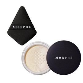 Morphe Exclusive Bake Bundle, Bake + Set Setting Powder with Dual-Sided Powder Puff - Combined Variations: Translucent Regular and Dual-Sided Powder Puff