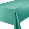 Casual Dining 70 x 108-inch Faux Silk Oblong Tablecloth, Teal