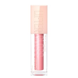 Maybelline New York Lipgloss mit Hyaluronsäure, Lifter Gloss, Farbton 02 Ice und 04 Silk, 2 x 5,4 ml