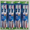 Equate Orbit Brilliant White Optimum Soft Bristle Toothbrush, 4 Pack