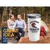 Snowboarding White Edition Viking Tumbler 20oz - Black diamond -
