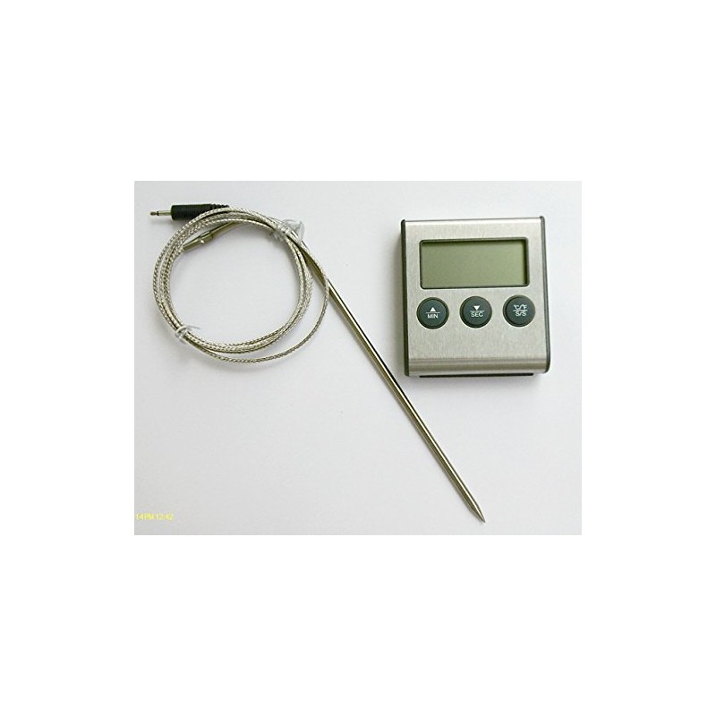 ET921 Electronic Puncture Roasting Thermometer Meat Thermometer, 2 Pieces, up