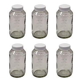 Preval 269 Glass Jar, 6-Ounce (6 JARS)