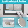 Chiligent Dual Hose Portable Air Conditioner Window Kit, 5.9" Diameter
