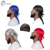4PCS Silky Durags for Men Women 360 Waves with 1