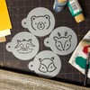 Large Woodland Animals Cookie Stencil Set