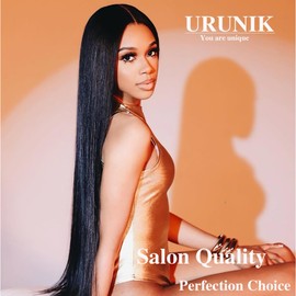 13x6 Straight Lace Front Wigs Human Hair Pre Plucked 200 Density HD Lace Glueless Frontal Wigs Human Hair For Women Natural Black Straight Wig (13x6 Straight Lace Front Wigs Human Hair, 24 InchNEW)