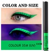 Matte Liquid Eyeliner, Neon Rainbow Colorful Eyeliner Pencil, Waterproof Long