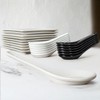 Wareland Asian Soup Spoons Set of 6, Ceramic Chinese Soup