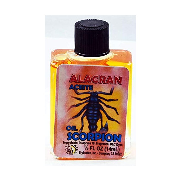 MW 6 Pieces BRYBRADAN Scorpion Oil/ALACRAN ACEITE 1/2 FL OZ