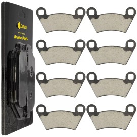 Caltric Brake Pads for Polaris Ranger XP 700 4X4 6X6 EFI Front Rear 2005-2007