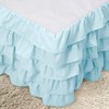 Elegant Comfort Leila Collection Multi-Ruffle Bed Skirt, 1500 Thread Count