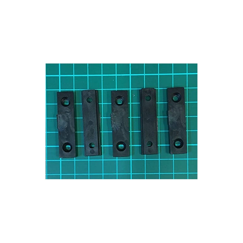 Mending Fixing Plate Brackets Straight Plastic Repair Braces 45mm 5pk