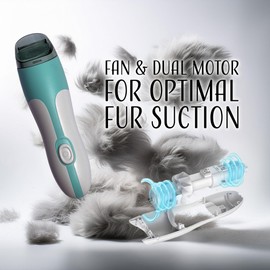 Floofy Fanny 2 in 1 Cat Butt Trimmer & Vacuum, Low Noise Vacuum Suction, 2-Speed Quiet Pet Groomer, USB Rechargeable