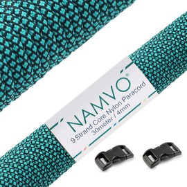 Namvo 550 Paracord Mil Spec Type III 9 Inner Strands Nylon Parachute Cord Strong Breaking Strength 100 Feet