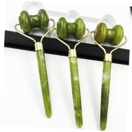 FRCOLOR Natural Jade Stone Face Roller Massager Portable Skin Care Tool for Aging and Relaxation Lightweight Beauty Roller for Smoother for Home Travel