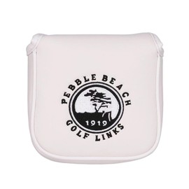 Golf Headcover Putter Cover for Center Shaft Small Odyssey 2 Ball Tailor Made Spider Putter Magnetic Closure Tree (White, Square Center Shaft)