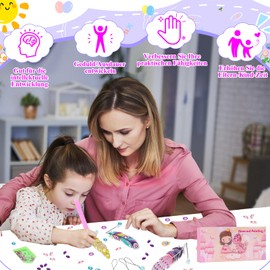 Wincany Craft Set Children from 6 Years, Diamond Painting Children, Craft Gifts for Girls 6-11 Years, DIY Bookmark, School Girls Gifts, Birthday Gift Toy from 5-12 Years