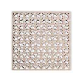 Lattice Panel with a Abstract Decorative Design MDF Home & Yard Décor - Wall Panel - Privacy Screen - Trellis - Indoor and Outdoor Use