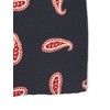 Beams Plus Bandana Handkerchief, Paisley Print, Silk Chief, Men's, navy