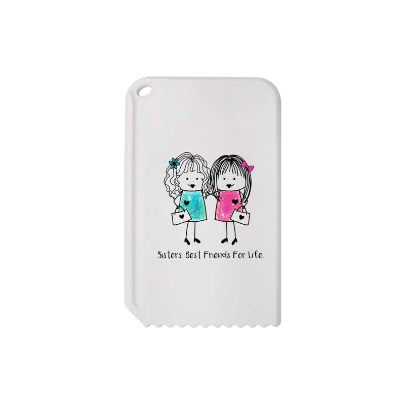 Azeeda 'Sisters. Best Friends For Life' Plastic Ice Scraper (IC00038133)