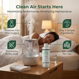 Think Crucial Humidifier Descaler – Effective White Dust Removal