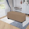 Easy-Going Funda otomana elástica fácil de Usar, Taburete de Almacenamiento