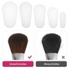 20Pcs Clear Makeup Brush Covers, 5 Sizes Transparent Cosmetic Brush