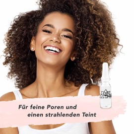 Dermaroller Ampoules - 10% Niacinamide + Beetroot Extract - 30 Premium Glass Ampoules FACES OF FEY (30 Pieces Niacinamide Booster Ampoules)