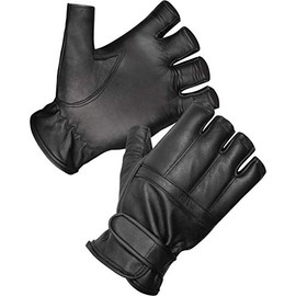 normani Lead Gloves Without Fingers Made of Cowhide Leather / Security Summer Gloves S-3XL Colour Black Size S