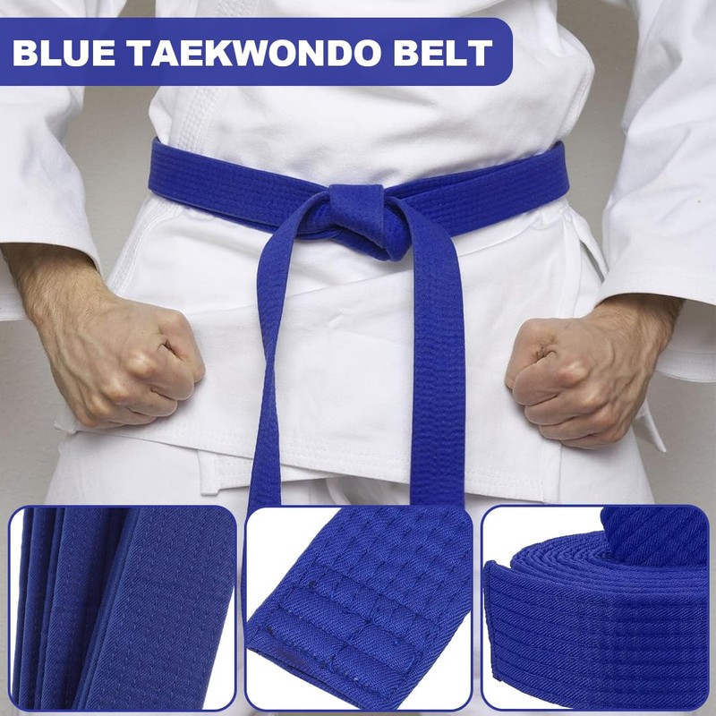 HQRKOTM 240cm Karate gürtel taekwondo gürtel,Karate für Kinder Erwachsene