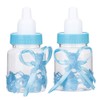24pcs Lovely Plastic Milk Bottle Candy Box Fillable Bottle Baby