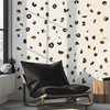 Polka Dot Wall Decals Black Vinyl Gold Wall Decals Leopard