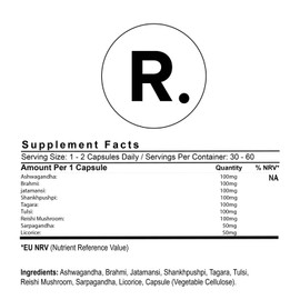 Roshi TranquilEase – Natural Stress Relief and Relaxation Support Supplement