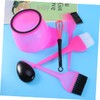 FRCOLOR 6pcs Rose Hair Dye Kit Hair Coloring Tools Set