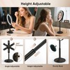 Professional 9" Lighted Makeup Mirror with 1X/10X HD Magnification –