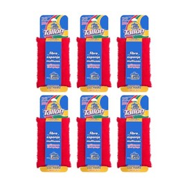 TALLÓN Fibra Esponja Multiusos para Cocina Paquete de 6 Piezas