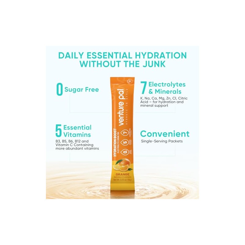 Venture Pal Sugar Free Electrolytes Powder Packets - Liquid Daily