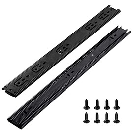Laigoo Heavy Duty Drawer Slides 8 Inch, Full Extension Drawer Slides, Ball Bearing Cabinet Drawers Slide, 1 Pair