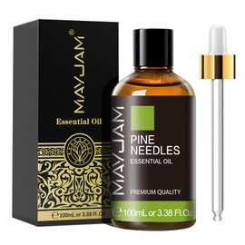 MAYJAM Kiefernnadeln Ätherisches Öl 100ML, Kiefernnadelnöl für Diffusor, Luftbefeuchter, DIY, Home，Wardrobes