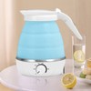 850W Foldable Electric Kettle 600ml Silicone Auto Power Off Collapsible