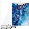 A4 Letter Size Clipboard Epoxy Resin DIY Casting Soft Silicone